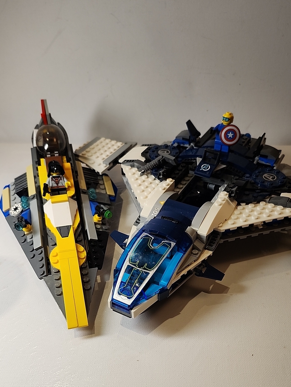 Lego 76032 .752140 Blue and White Kids Toy Jet and Playset